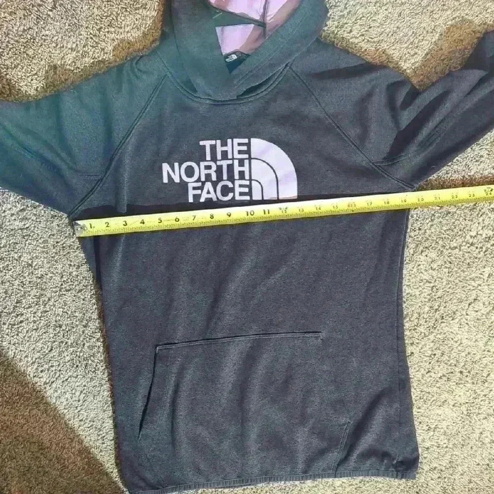 The North Face gray and purple Hoodie, large - Picture 6 of 6